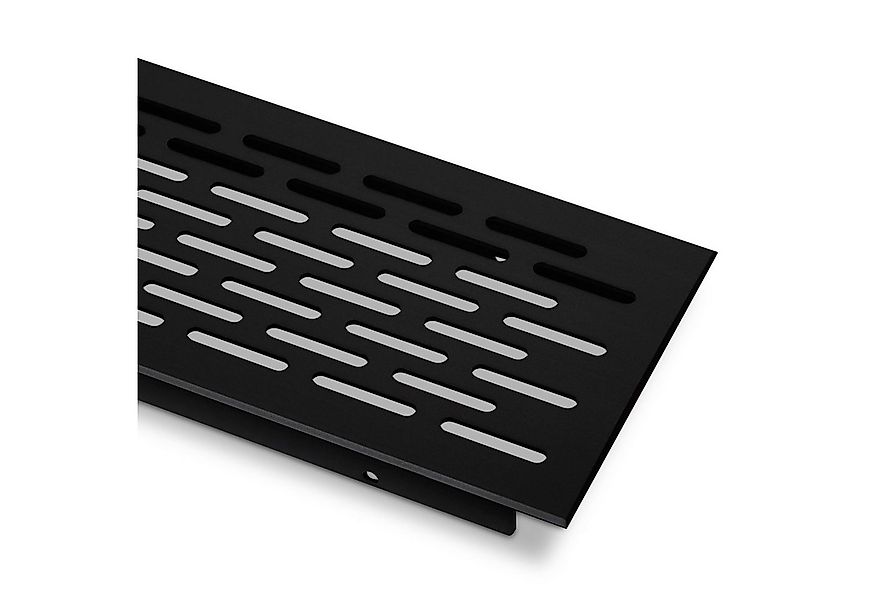 SO-TECH® Lüftungsgitter Lochung oval / schwarz eloxiert / 250 - 900 mm (1 S günstig online kaufen