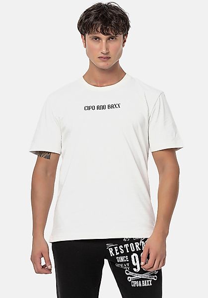 Cipo & Baxx Kurzarmshirt günstig online kaufen