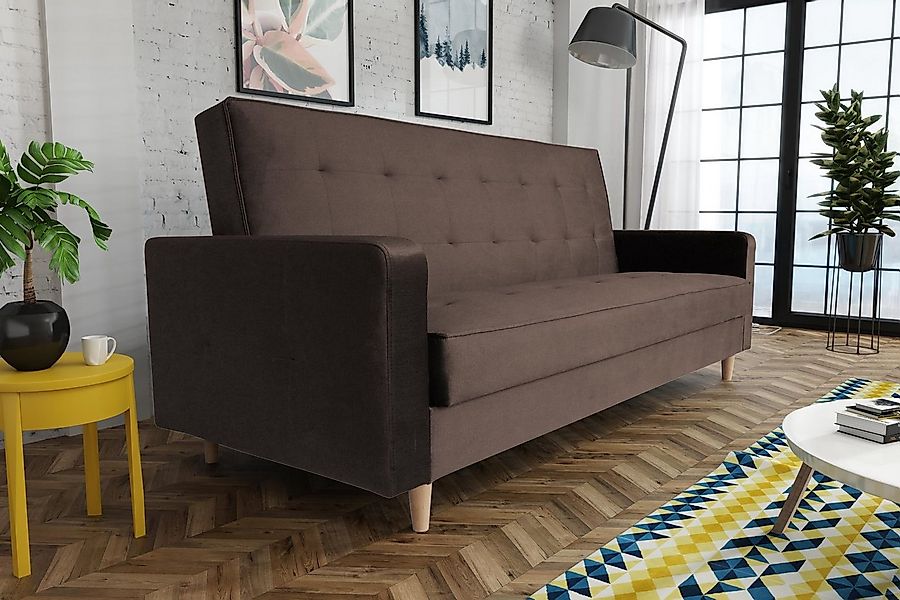 Beautysofa Schlafsofa Bamako, Sofa mit Schlaffunktion und Bettkasten, Polst günstig online kaufen