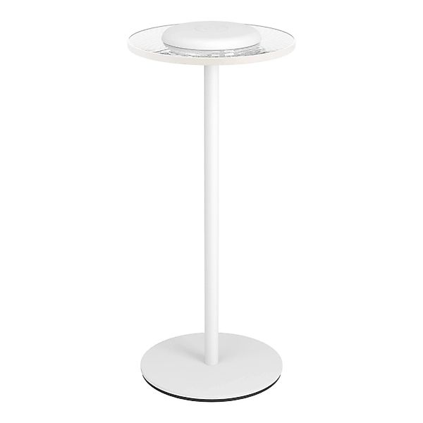 EGLO LED Akku Tischleuchte TREPELLA Weiß kabellos Touchdimmer RGB H 290mm günstig online kaufen