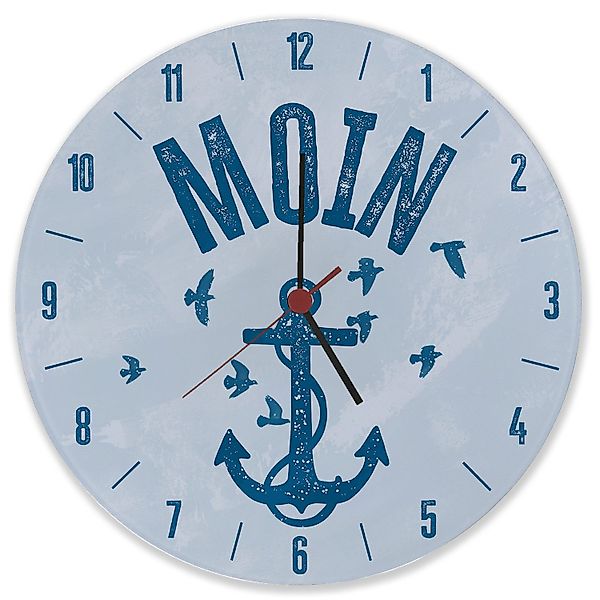 speecheese Wanduhr Moin Anker Wanduhr aus günstig online kaufen