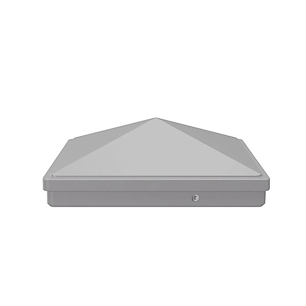 GroJa Pfostenkappe Premium 9 cm x 9 cm Silbergrau günstig online kaufen