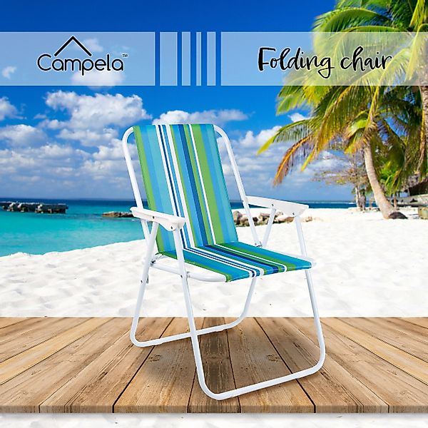 Campela Stapelstuhl Strandstuhl Touristenstuhl Liegestuhl Klappbar günstig online kaufen