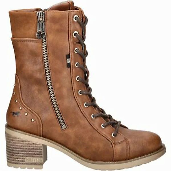 MUSTANG Stiefelette Lederimitat Schnürstiefelette günstig online kaufen