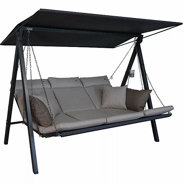 Angerer Hollywoodschaukel 3-Sitzer Lounge Smart Sand günstig online kaufen