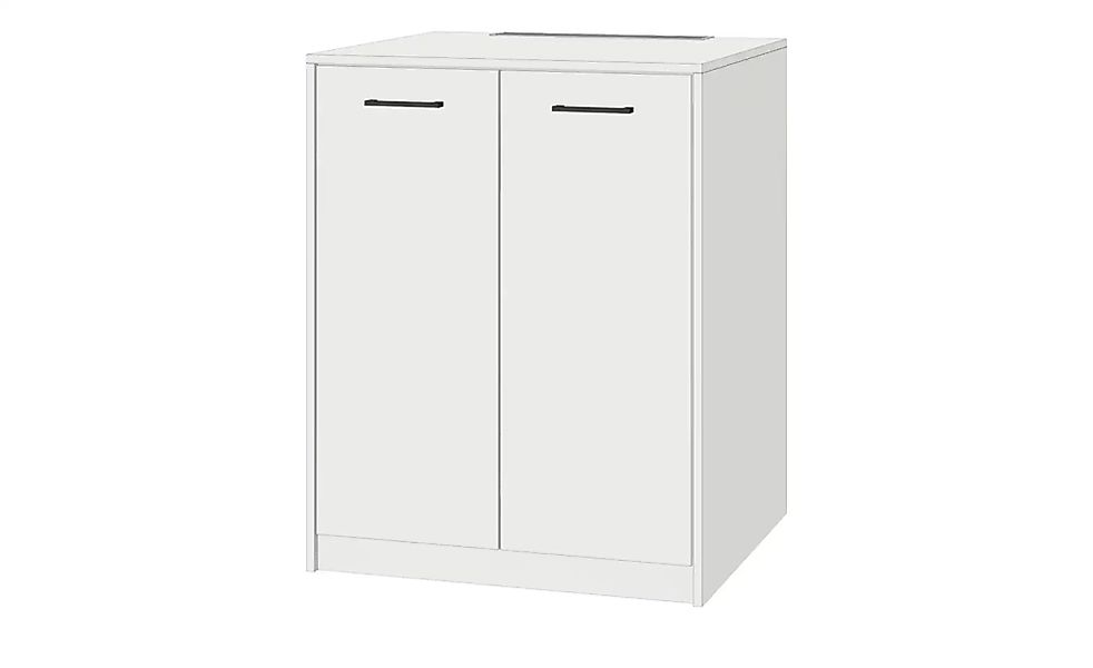 Unterschrank  Nebelsee ¦ weiß ¦ Maße (cm): B: 75 H: 92,5 T: 68.0 Schränke > günstig online kaufen