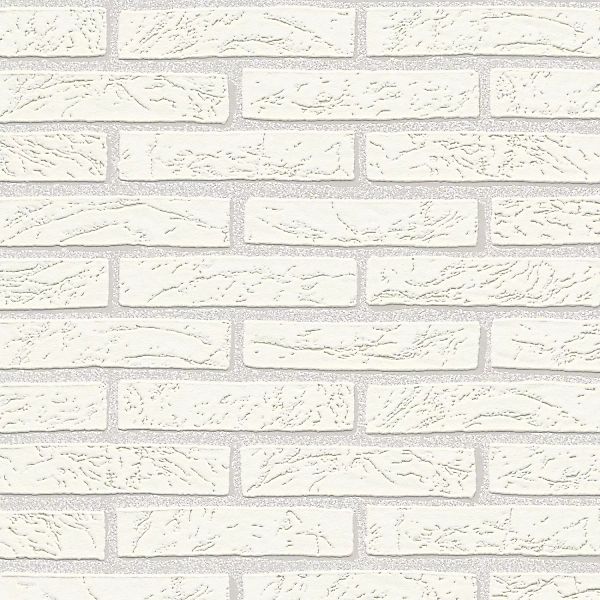 Bricoflor Ziegelstein Tapete in Creme Weiß Vlies Mauertapete Hell Ideal für günstig online kaufen
