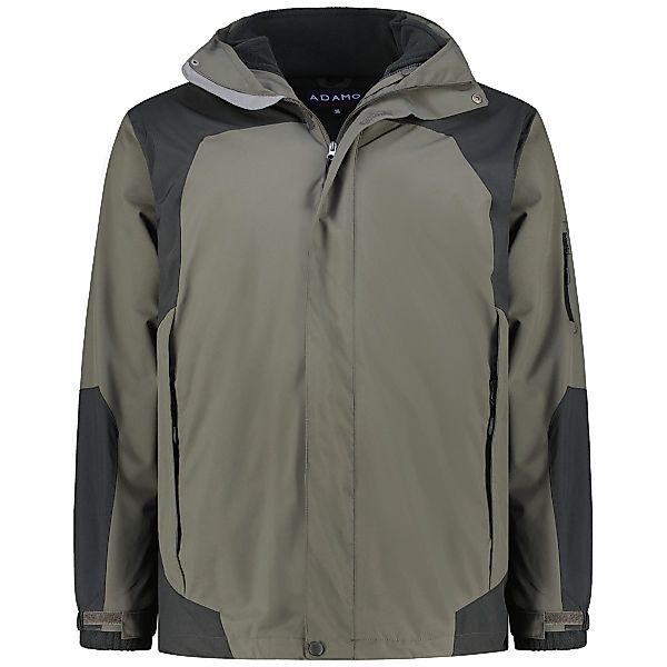 ADAMO 3-in-1 Funktionsjacke, wasserdicht Farbe oliv Größe: 14XL günstig online kaufen