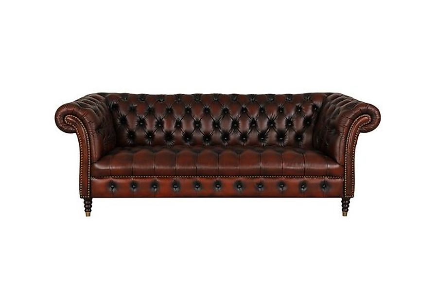 Salottini Chesterfield-Sofa XL 3er Sofa Chesterfield 3-Sitzer Couch Trent D günstig online kaufen