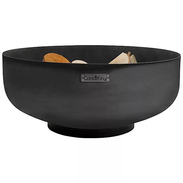 CookKing Feuerschale Palermo XXL schwarz Stahl B/H/T: ca. 80x35x80 cm günstig online kaufen