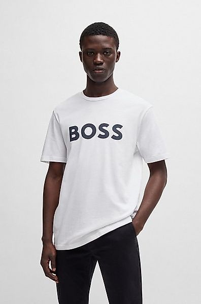 BOSS ORANGE T-Shirt Thinking 1 mit großem BOSS Druck auf der Brust günstig online kaufen