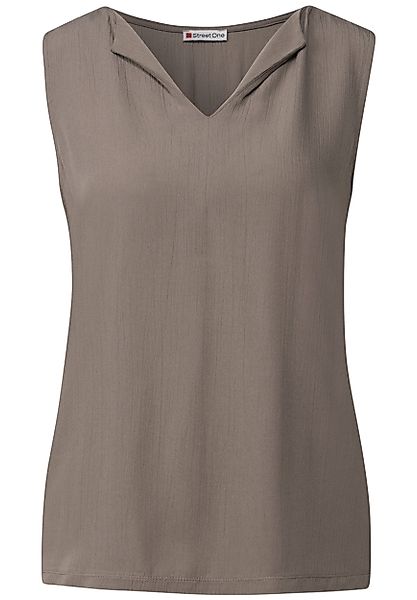 STREET ONE T-Shirt mat-mix top w günstig online kaufen