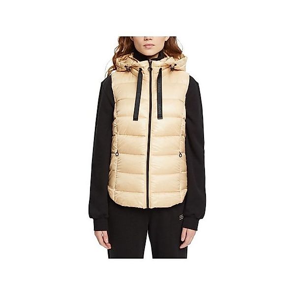 Esprit Jerseyweste Damen Weste für Damen in beige (1-tlg) günstig online kaufen