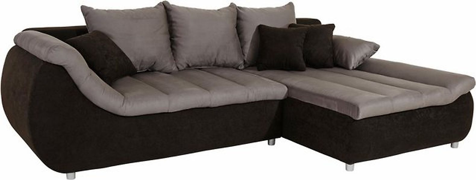 INOSIGN Ecksofa "Imola modern und elegant, bequem, aktuelle Steppung im Sit günstig online kaufen