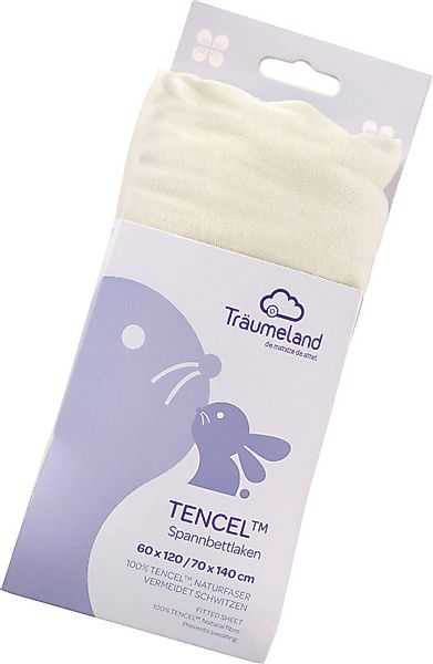 Träumeland Bettlaken hochwertiges Spannbetttuch aus Tencel®, günstig online kaufen