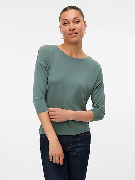 Vero Moda 3/4-Arm-Shirt "VMAVA 3/4 TOP JRS GA NOOS" Materialmix, regular fi günstig online kaufen