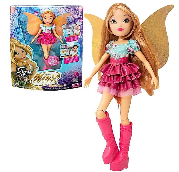 Winx Club Anziehpuppe Flora Magic Reveal Puppe Winx Club Mit austauschbaren günstig online kaufen