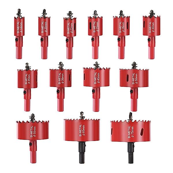 NUODWELL Lochsäge 13 PCS Bimetall lochsäge günstig online kaufen