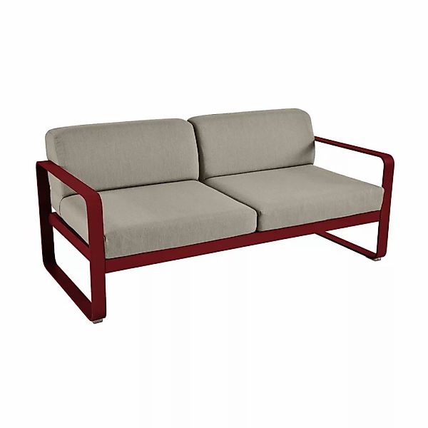 Bellevie Lounge-Sofa 2-Sitzer 43 Chili B8 Taupegrau günstig online kaufen