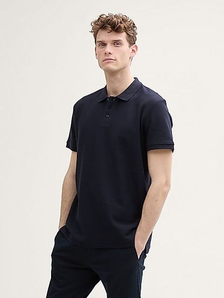 TOM TAILOR Poloshirt Jersey Poloshirt aus Baumwolle günstig online kaufen
