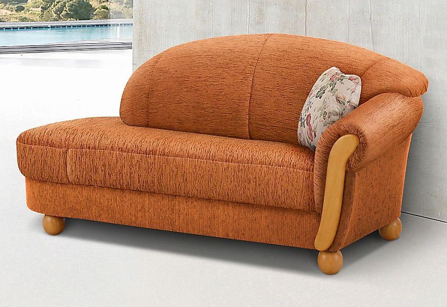Home affaire Ottomane "Milano, bequemes solitär Sofa im Landhaus-Stil, B/T/ günstig online kaufen