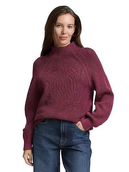 TOM TAILOR Strickpullover mit Rippstruktur günstig online kaufen