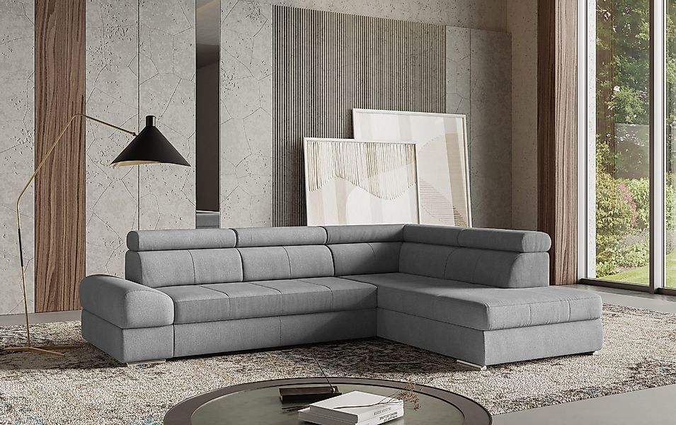 sit&more Ecksofa "Broadway L-Form", mit verstellbaren Kopfteilen, wahlweise günstig online kaufen