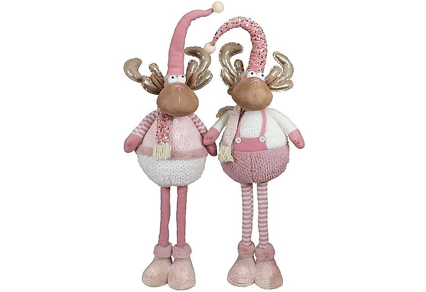 Christmas Paradise Weihnachtsfigur XL Elch 53-73 cm (78-98 cm) (Rentier, 2 günstig online kaufen