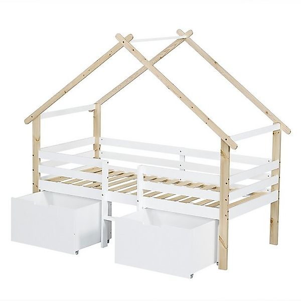 Gotagee Kinderbett Jugendbett Hausbett 90x200cm Gästebett Einzelbett modern günstig online kaufen