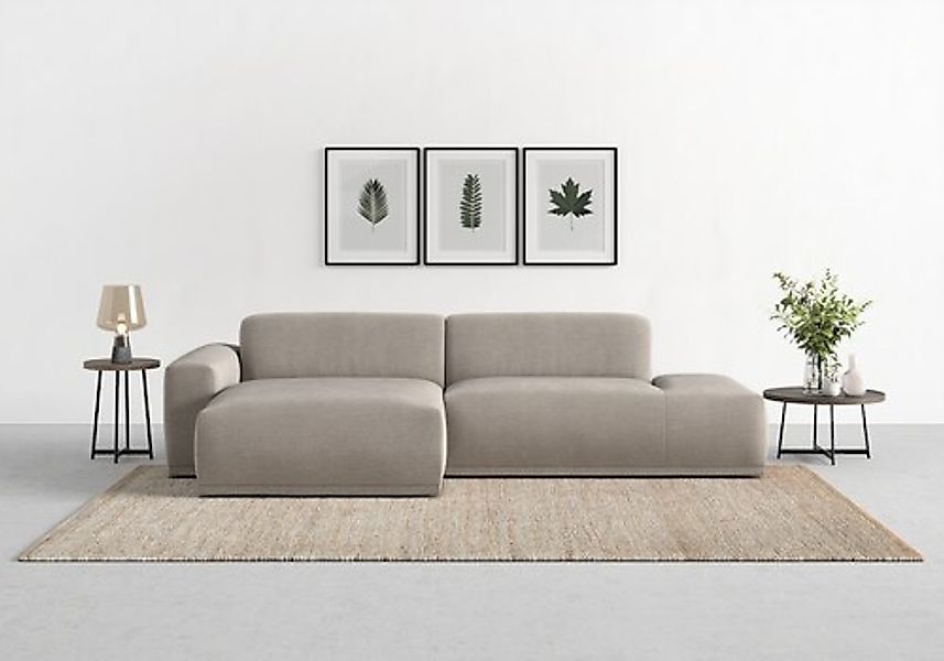 TRENDMANUFAKTUR Ecksofa Braga, aus 2 Teilen, moderner Cord-Stoff günstig online kaufen