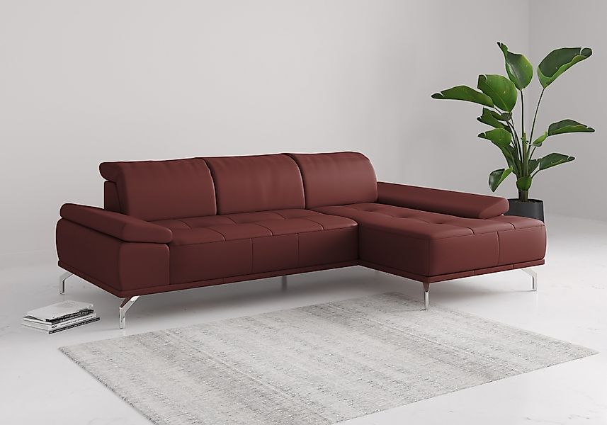 Places of Style Ecksofa Caluna, Inkl.Sitztiefenverstellung günstig online kaufen