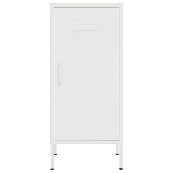 vidaXL Aktenschrank Lagerschrank Weiß 42,5x35x101,5 cm günstig online kaufen