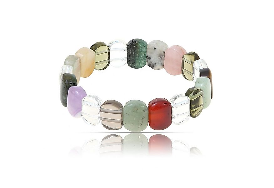 Made by Nami Armband Buntes Edelstein Chakra Armband Damen aus echten Stein günstig online kaufen