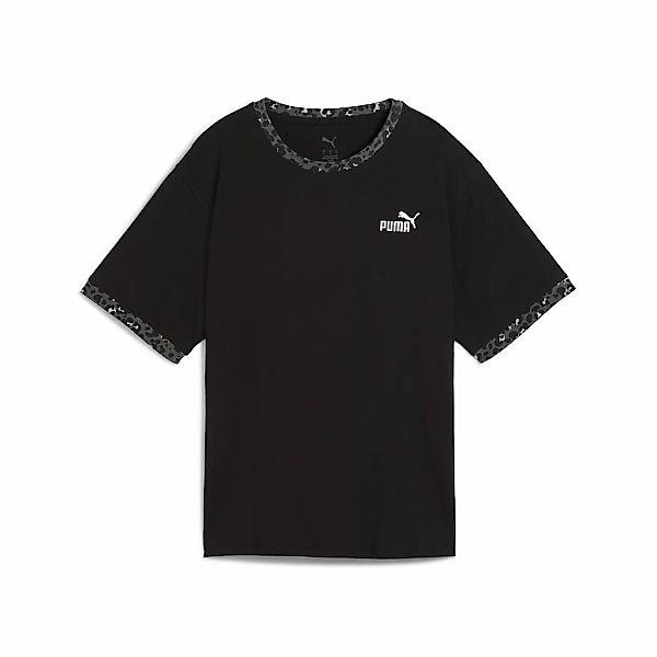 PUMA "Essentials Animal-Print Relaxed T-Shirt Damen" günstig online kaufen