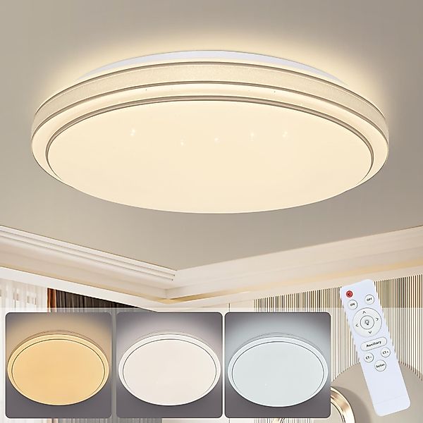 Nettlife LED Deckenleuchte Sternenhimmel 23W 27CM günstig online kaufen