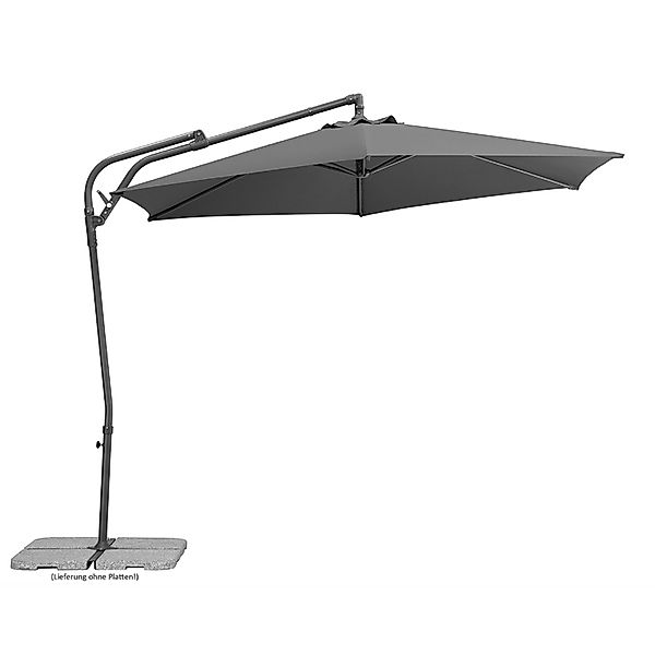 Schneider Ampelschirm Genua Natur mit Kurbelmechanik günstig online kaufen