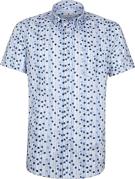 State Of Art Shortsleeve Hemd Blau Punkte - Größe M günstig online kaufen