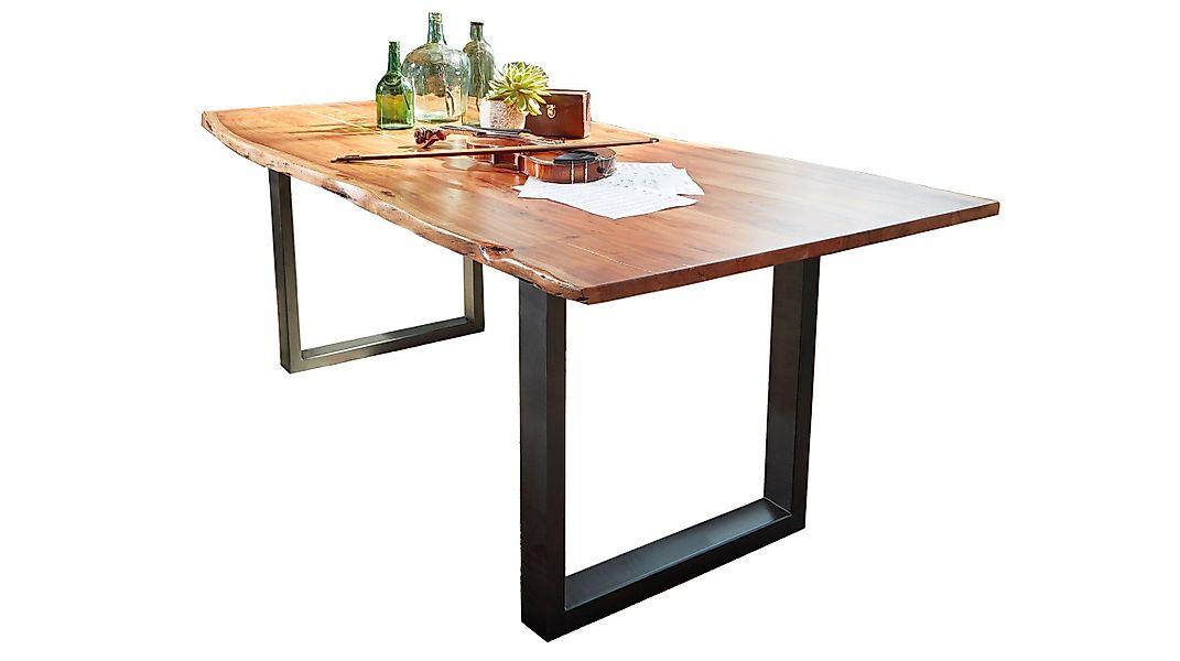 Massivart® Baumkantentisch AGRA / Massivholz Akazienholz günstig online kaufen