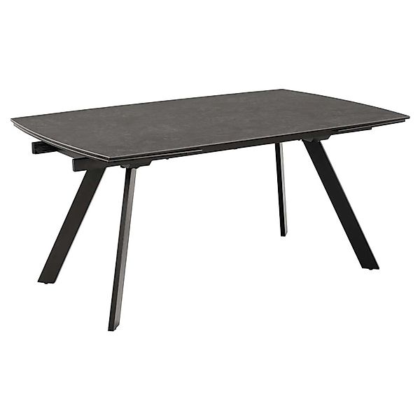 ebuy24 Blackburn Esstisch 97x160/240cm inkl Zusatzplatten Schwarz günstig online kaufen