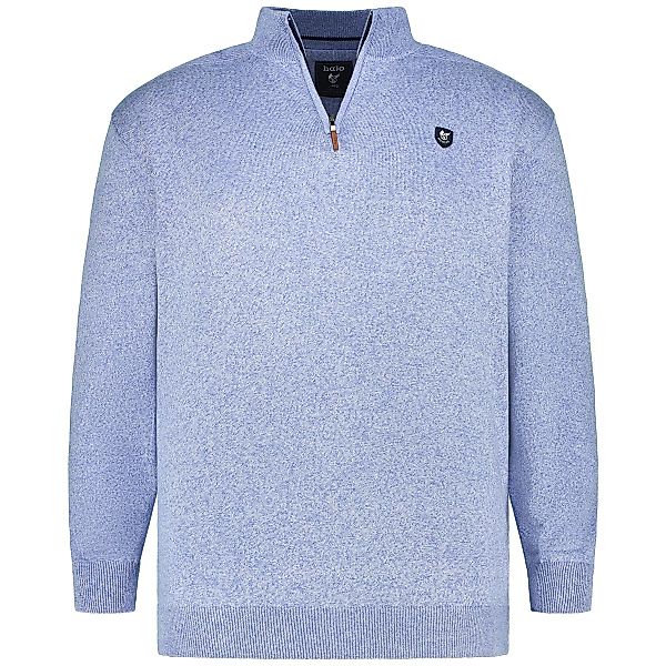 Hajo Pullover in melierter Optik Farbe dunkelblau Größe: 6XL günstig online kaufen