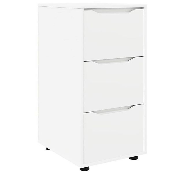 vidaXL Fächerschrank Aufbewahrungsschrank Weiß 40 x 48 x 81 cm Holzwerkstof günstig online kaufen