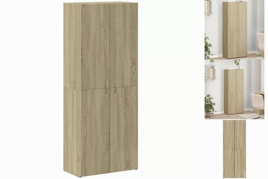 vidaXL Aktenschrank Aktenschrank Büroschrank Sonoma Eiche 60x32x153 cm Span günstig online kaufen