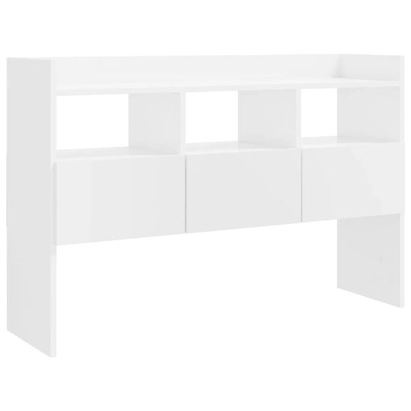 vidaXL Sideboard Hochglanz-Weiß 105x30x70 cm Holzwerkstoff 808383 günstig online kaufen