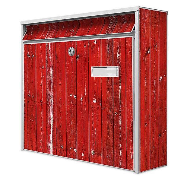 Banjado Briefkasten Weiß 36.2x32.2x10cm Groß / Inkl. Montagematerial & 2 Sc günstig online kaufen