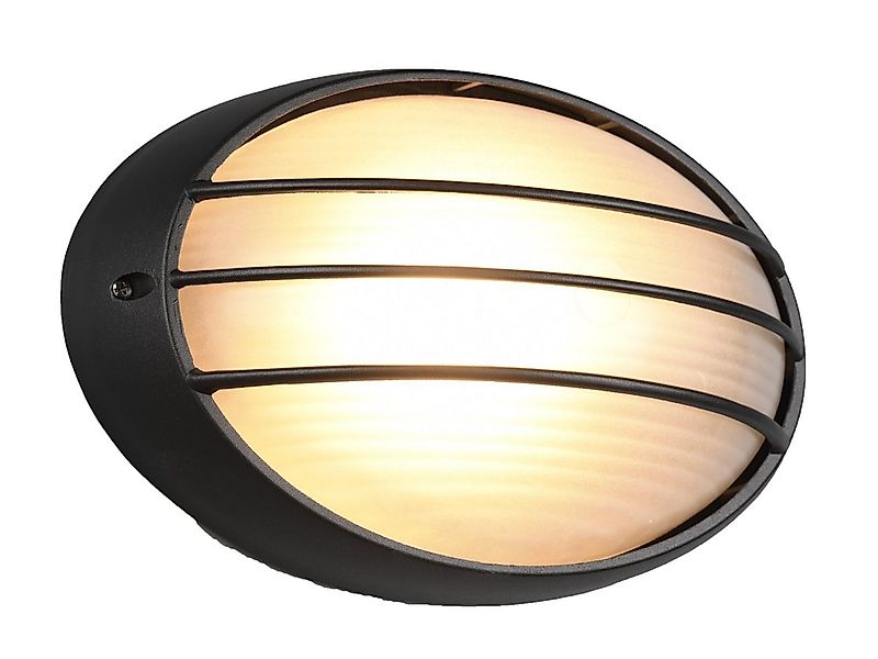 TRIO Leuchten Außen-Wandleuchte, ohne Leuchtmittel, Gitterlampe oval, Garte günstig online kaufen