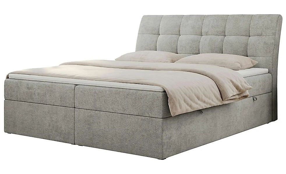Boxbett mit Bettkasten Diegos ¦ grau ¦ Maße (cm): H: 118 Betten > Komfortbe günstig online kaufen