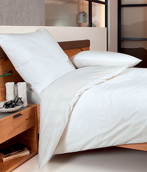 Janine Bettwäsche »DAVOS 6505/« 2 Stk. tlg. mit Reißverschluss günstig online kaufen