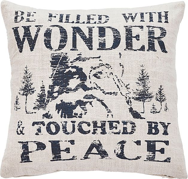 done. Dekokissen "Wonder" Bedruckte Kissenhülle mit Weihnachtsmotiv günstig online kaufen