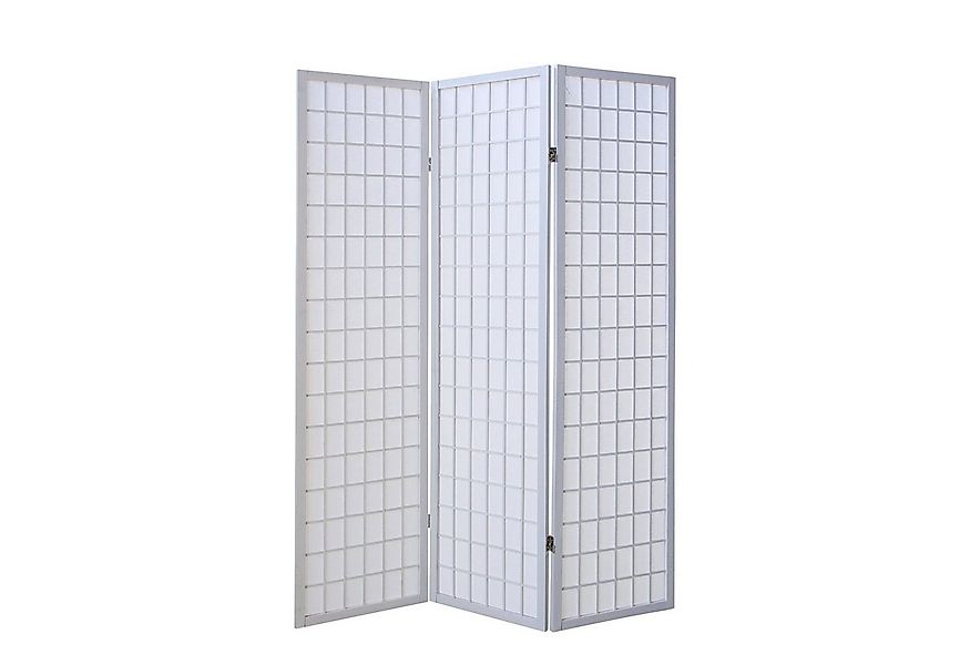Homestyle4u Paravent Holz Raumteiler Trennwand Shoji Weiß Spanische Wand Si günstig online kaufen