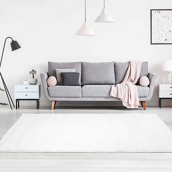 Carpet City Teppich "Moda Soft 2081" rechteckig 11 mm Höhe Kurzflor, Uni-Fa günstig online kaufen